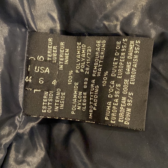 Add down navy puffer quilted down warm jacket 6 - Picture 9 of 13